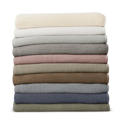 Waffle Organic Cotton Bed Blanket, Full/Queen