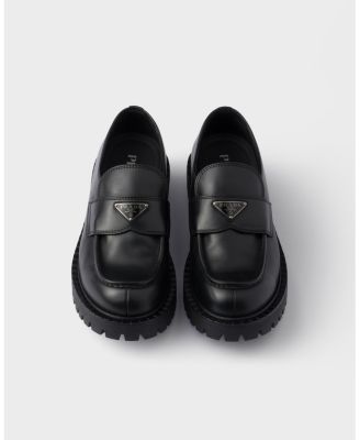  Men's Brushed Leather Loafers