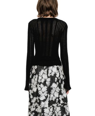  Victorian Pointelle Cardigan