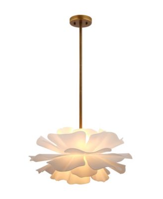  Zinnia 4-Light Acrylic Chandelier, Small