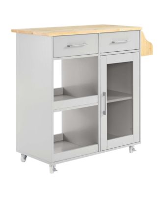 Culinary Kitchen Cart with Spice Rack
