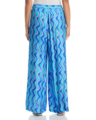 Wide Leg Swim Cover-Up Pants 
