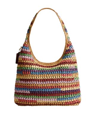 Brooklyn 34 Straw Shoulder Bag