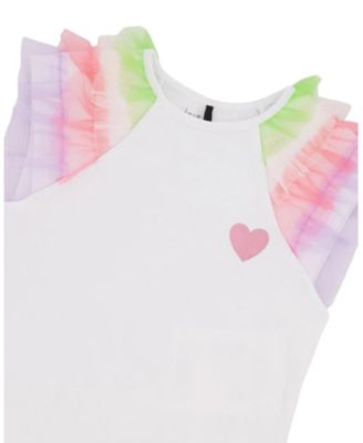 Girls' Organic Cotton Jersey Mesh Short Sleeves T-Shirt - Big Kid