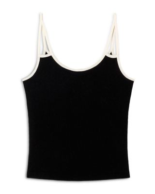 Contrast Spaghetti Strap Tank Top