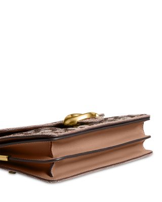 Tabby 26 Crystal Signature Jacquard Shoulder Bag