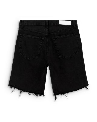 90s Comfy Mid Rise Jean Shorts in Crema