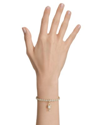 Idyllia Cubic Zirconia Heart Key Charm