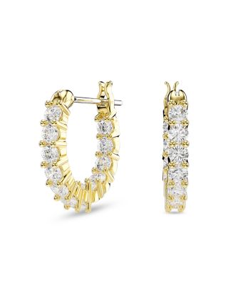 Matrix Vittore Crystal Hoop Earrings
