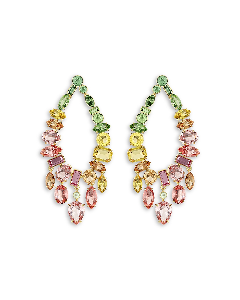 Swarovski Gema Mixed Crystal Open Chandelier Earrings