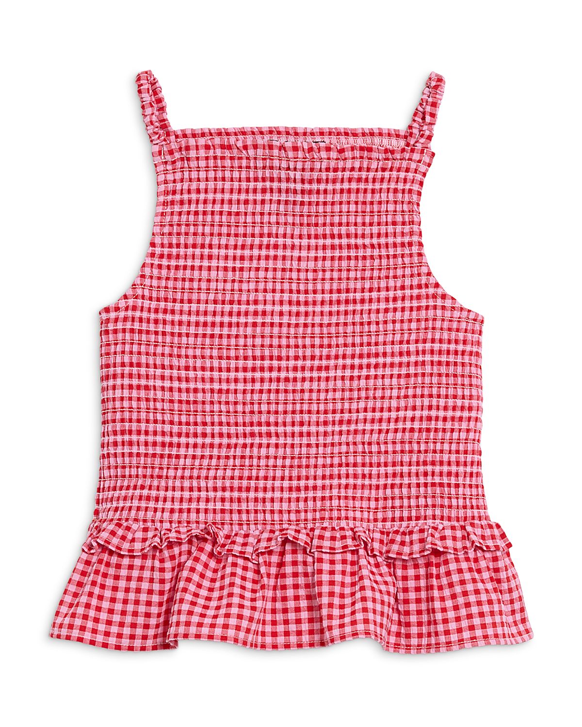 Aqua Girls' Gingham Top, Big Kid - Exclusive
