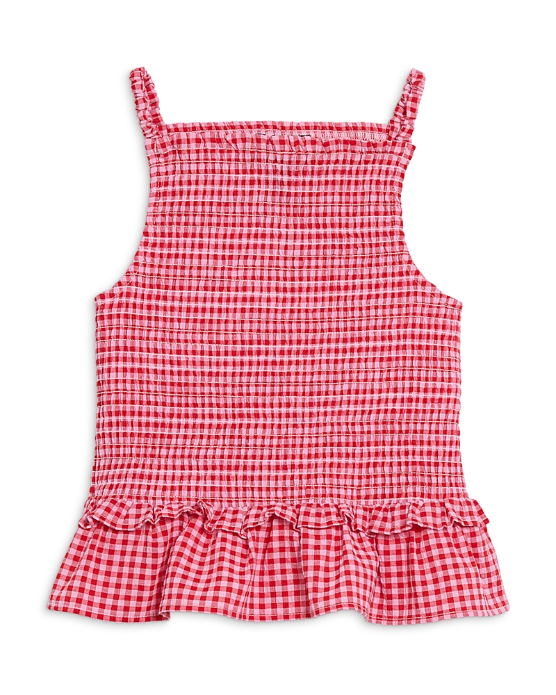 Aqua Girls' Gingham Top, Big Kid - Exclusive