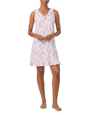 Ruffled Sleeveless Nightgown