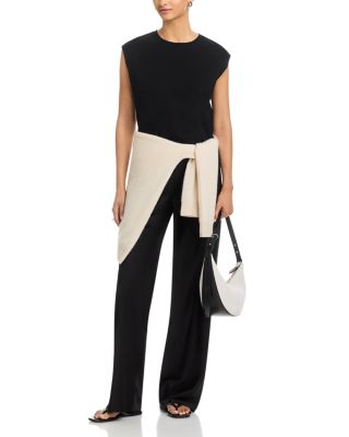 Supima Cotton Interlock Sleeveless Crewneck Tank Top