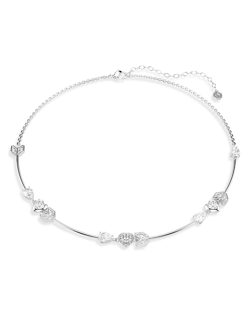 Swarovski Idyllia Cubic Zirconia Heart & Arrow Collar Necklace, 14.87-17.75
