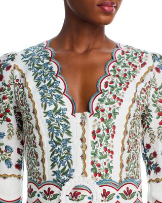 Fruit Beauty Belted Romper