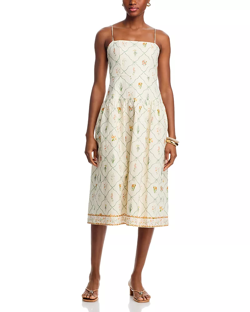 Wayf Juliet Midi Dress