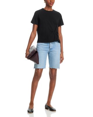 Rhou Short Sleeve Knot Front Tee