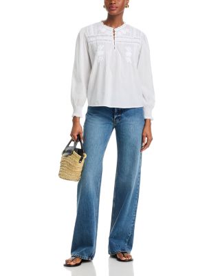 Byrdie Long Sleeve Boho Top