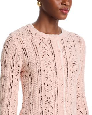 Daisy Long Sleeve Crewneck Cardigan