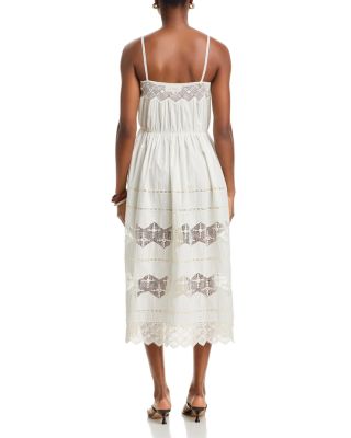 The Rosette Crochet Midi Dress