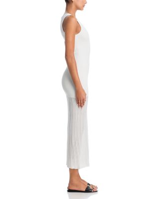 Knit Sheer Bottom Maxi Dress - Exclusive