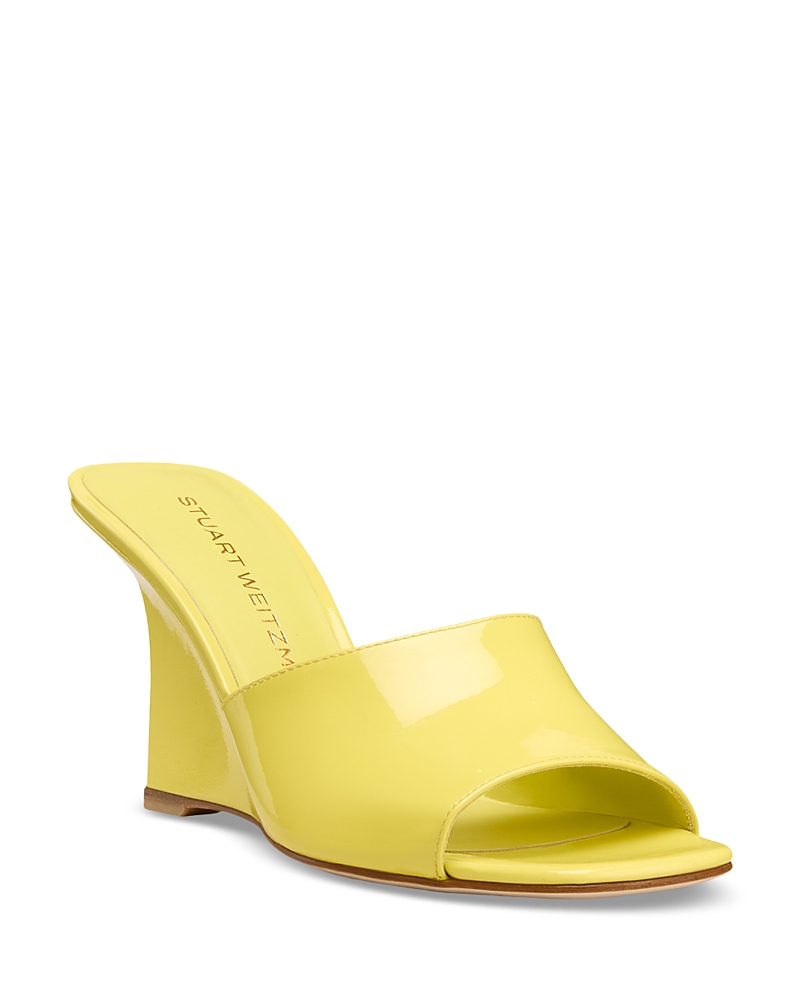 Stuart Weitzman Women's Vini 85 Wedge Slides
