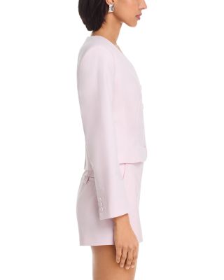 Halsey Twill Tailored Cropped Jacket & Tailored Shorts