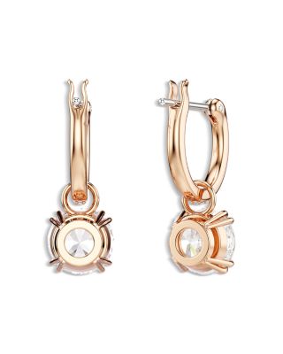 Stilla Crystal & Cubic Zirconia Charm Hoop Earrings