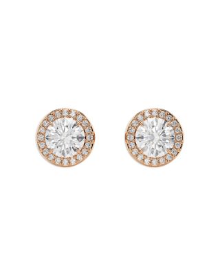 Una Angelic Cubic Zirconia Stud Earrings