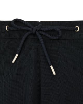 Textured Drawstring Shorts