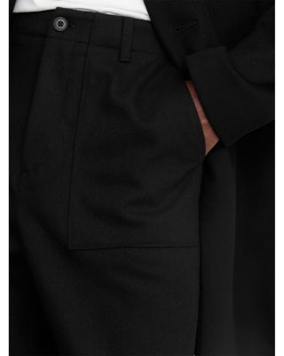 Wool Wide Leg Trousers