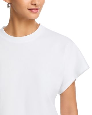 Supima Cotton Interlock Semi Relaxed Crewneck Tee
