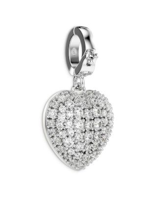 Idyllia Crystal & Cubic Zirconia Heart Charm