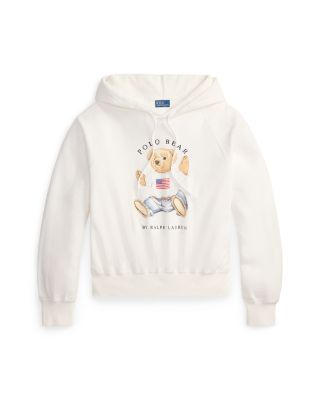 Shrunken Fit Polo Bear Terry Hoodie