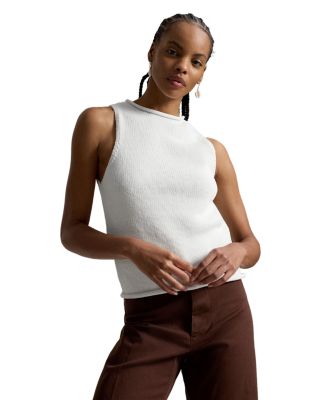 Sleeveless Sweater Tank Top