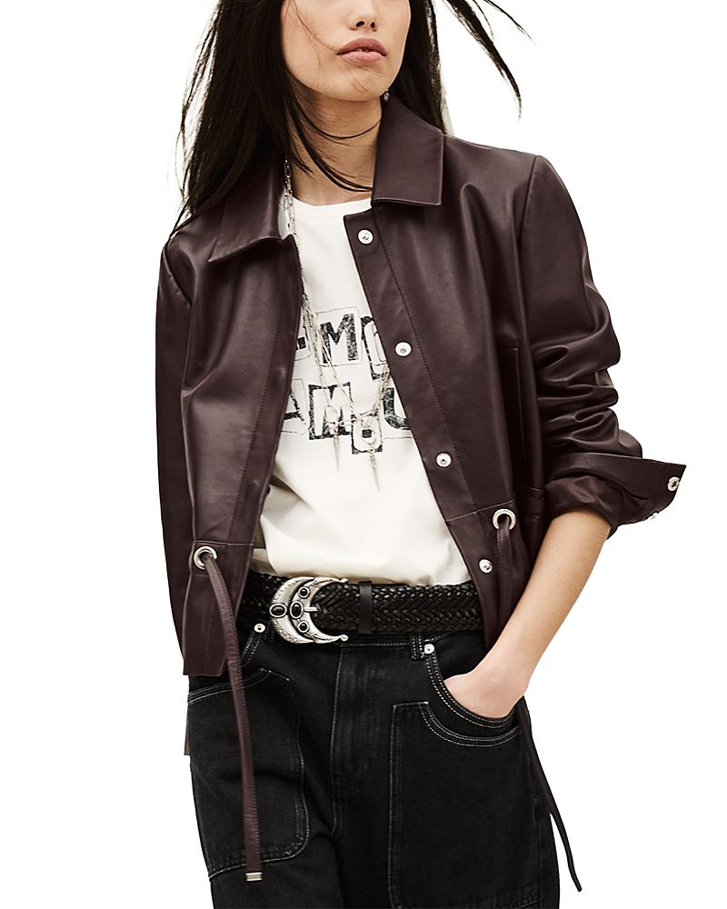 ba & sh Manita Leather Jacket