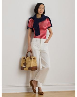 Striped Stretch Cotton Tee