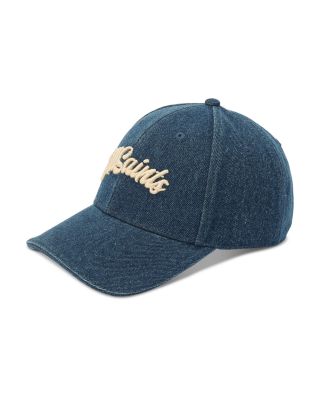 Logo Embroidered Denim Baseball Cap 