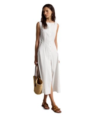 Paneled Cotton Dress