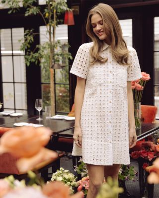 Collared Button Down Babydoll Dress