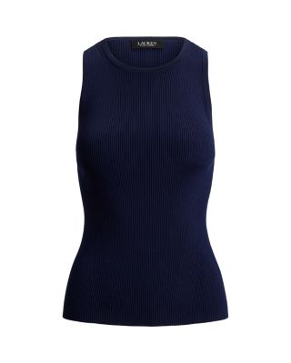 Rib Knit Sleeveless Sweater