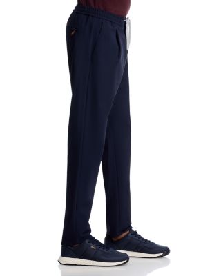 Kinetic Jersey Pleat Drawstring Jogger Pants