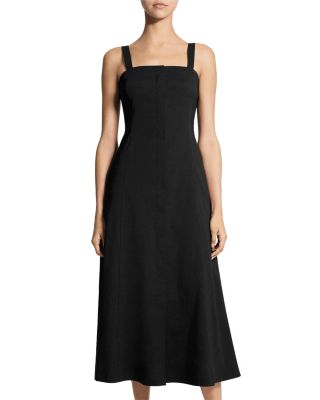 Square Neck Midi Dress