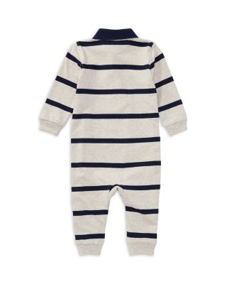 Boys' Rugby Stripe Coverall - Baby