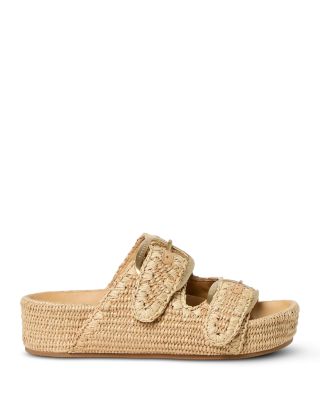 Women's Raffia Platform Sandals