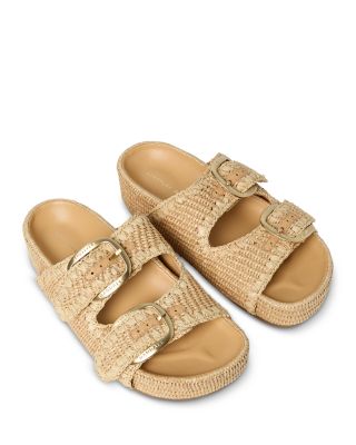 Women's Raffia Platform Sandals