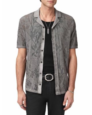 Miguel Camp Collar Floral Shirt