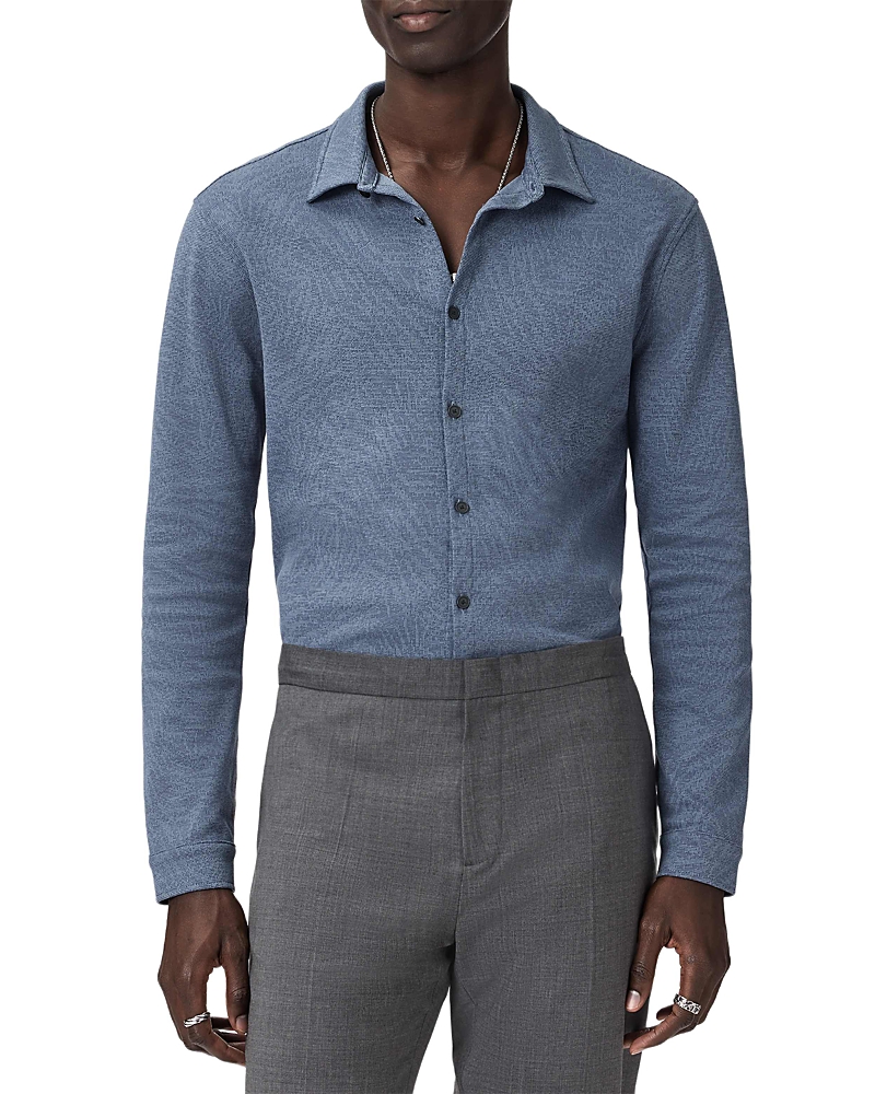 John Varvatos Paladino Jacquard Leaves Shirt