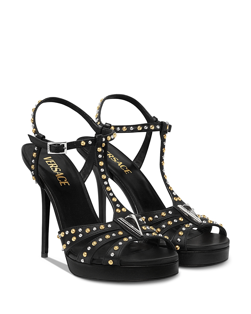 Versace Women's Embellished Strappy Sandals